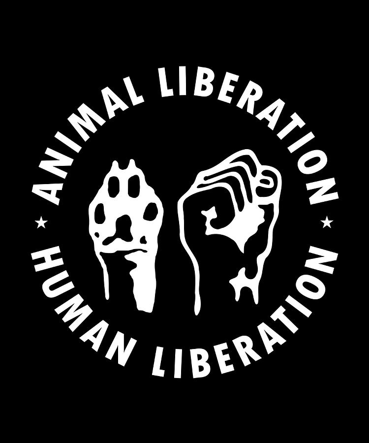 Animal Rights Liberation Human Liberation Poster Painting by Harley ...