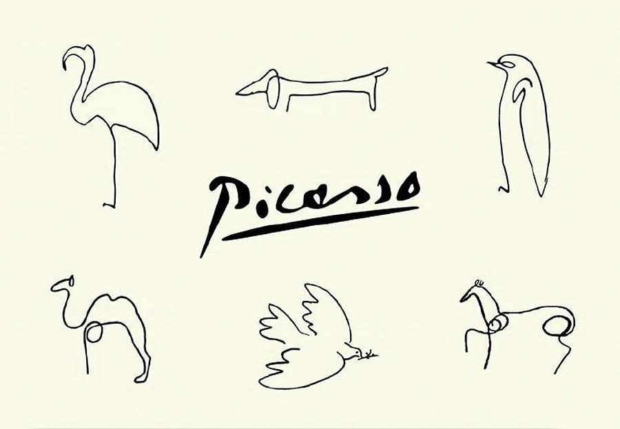Animal series Drawing by Picasso - Pixels