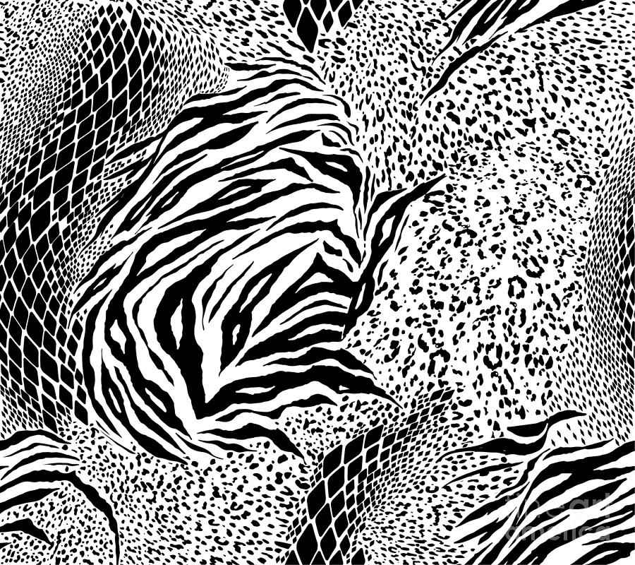 Animal Skin Pattern Digital Art by Noirty Designs - Pixels