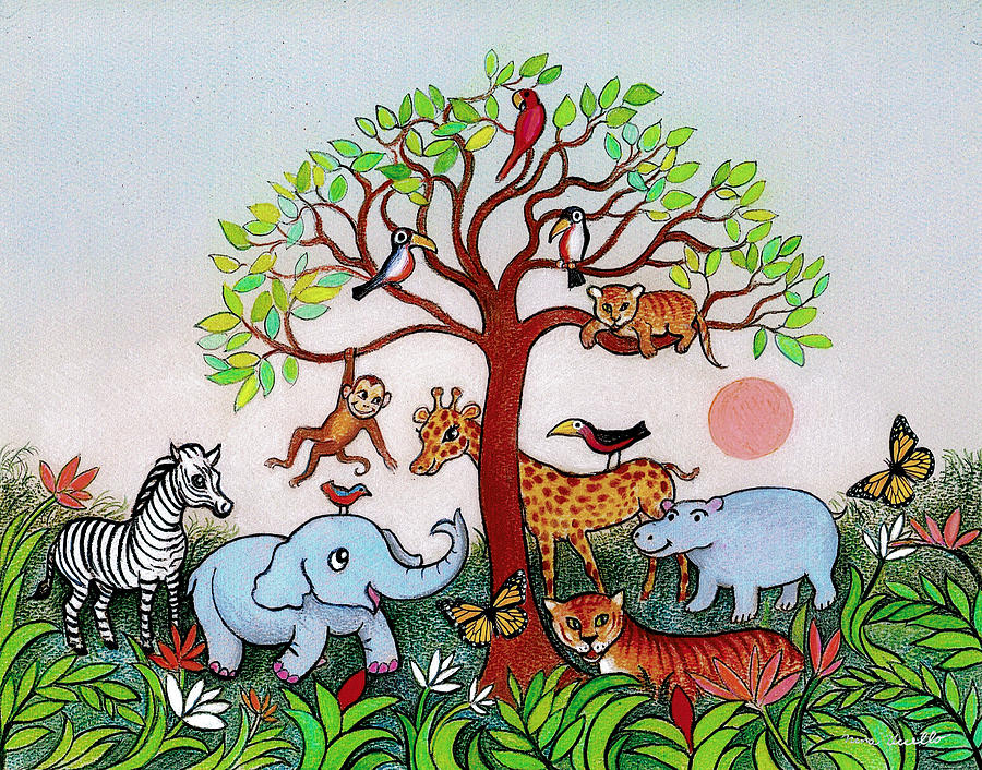 Animal Tree by Nina Uccello