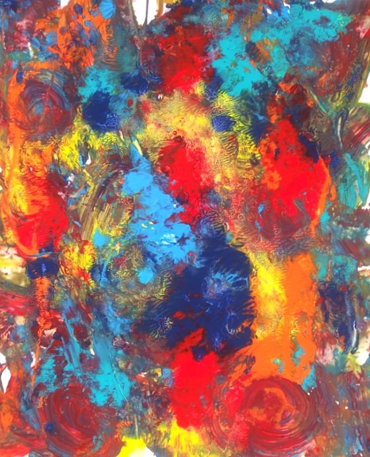 Colors Painting - Animal by Vickie Hibler Colors Painting - Animal by Vickie Hibler