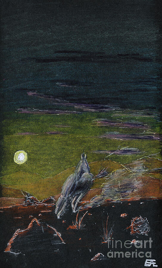 Animals #0019 Pastel by Erik Andrae Animals #0019 Pastel by Erik Andrae