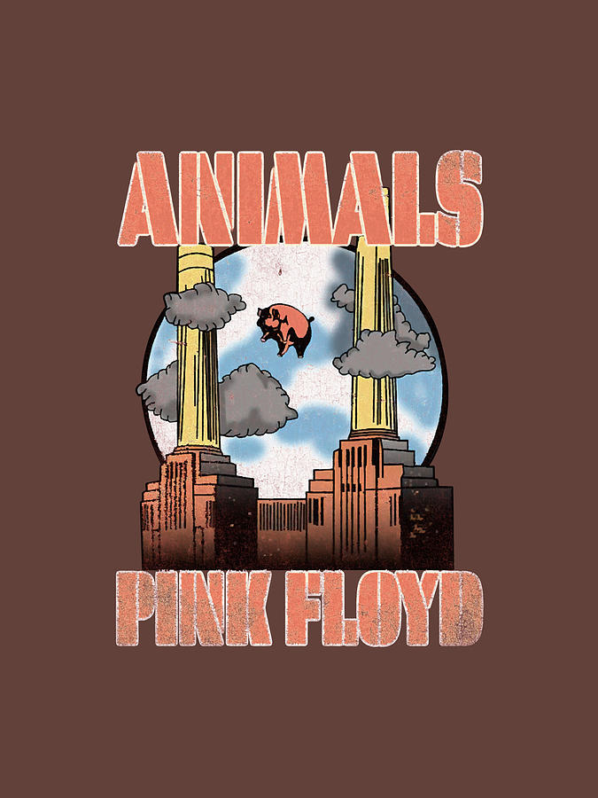 Animals Pink Floyd Digital Art by Anh Nguyen - Pixels