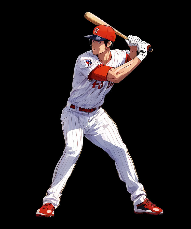 Anime Baseball Digital Art