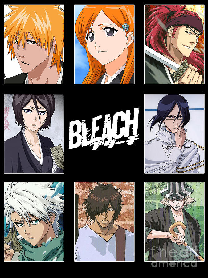 Anime Bleach Main Characters Drawing by Fantasy Anime - Fine Art America