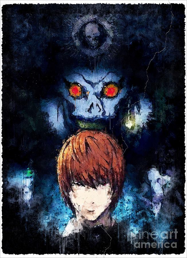 Anime Death Note Digital Art by Tanya Prosacco - Fine Art America