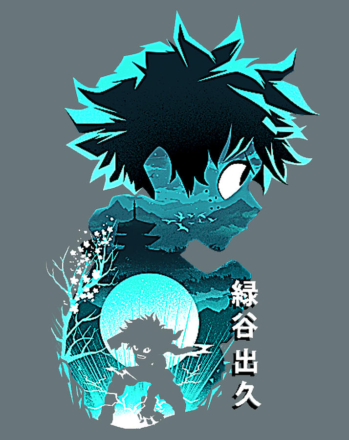 Anime Hero Deku Digital Art by Han Ai Ngo | Fine Art America