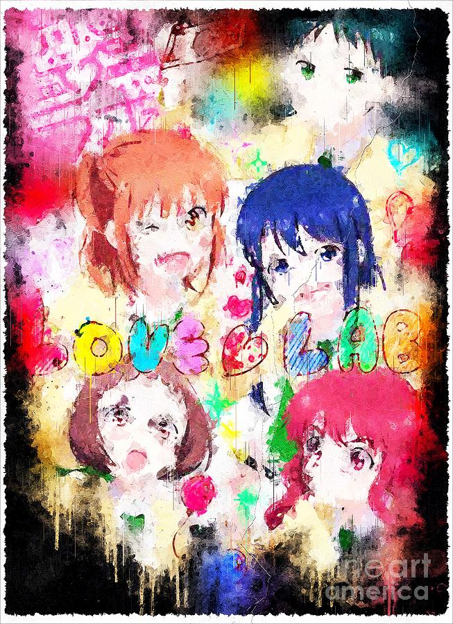 Anime Love Lab Digital Art by Tanya Prosacco - Fine Art America