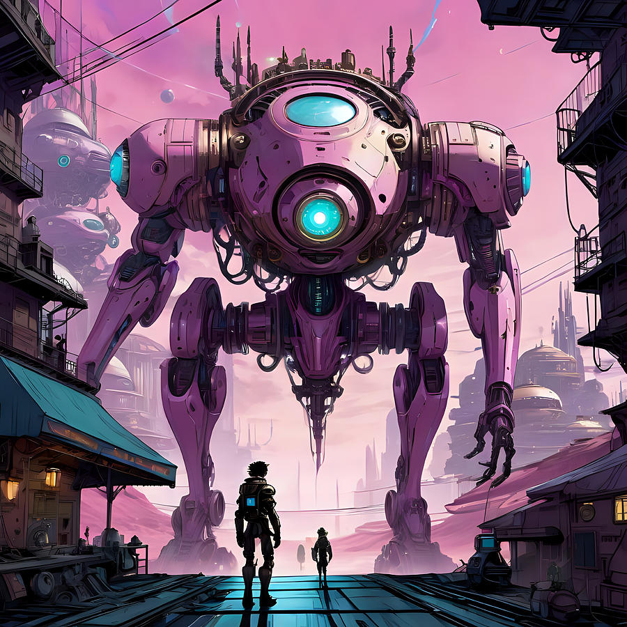 Anime Mecha Digital Art by Tricky Woo - Fine Art America