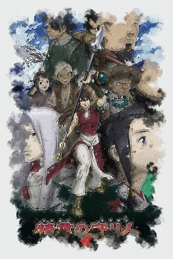 Moribito Guardian Of The Spirit Anime Anime Moribito Guardian Of The Spirit Digital Art by Garett Harold | Pixels