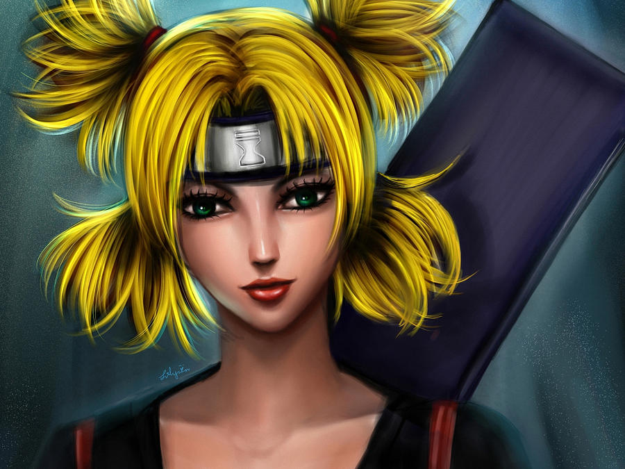 Anime Naruto Temari Digital Art By Hai Nguyen