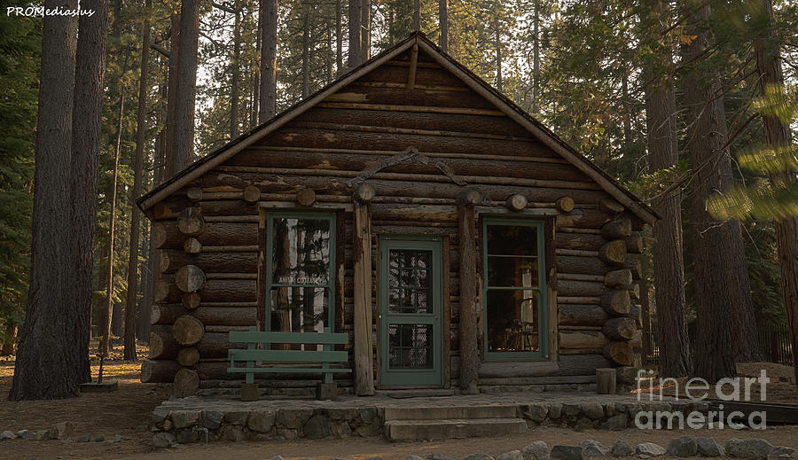 Anita Baldwin cottage, Camp Richardson, California, U.S.A., El Dorado National Forest Photograph by PROMedias US