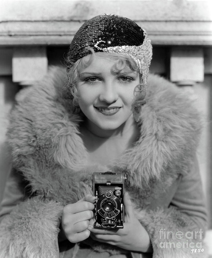 Anita Page Pointing Camera Photograph by Sad Hill - Bizarre Los Angeles Archive