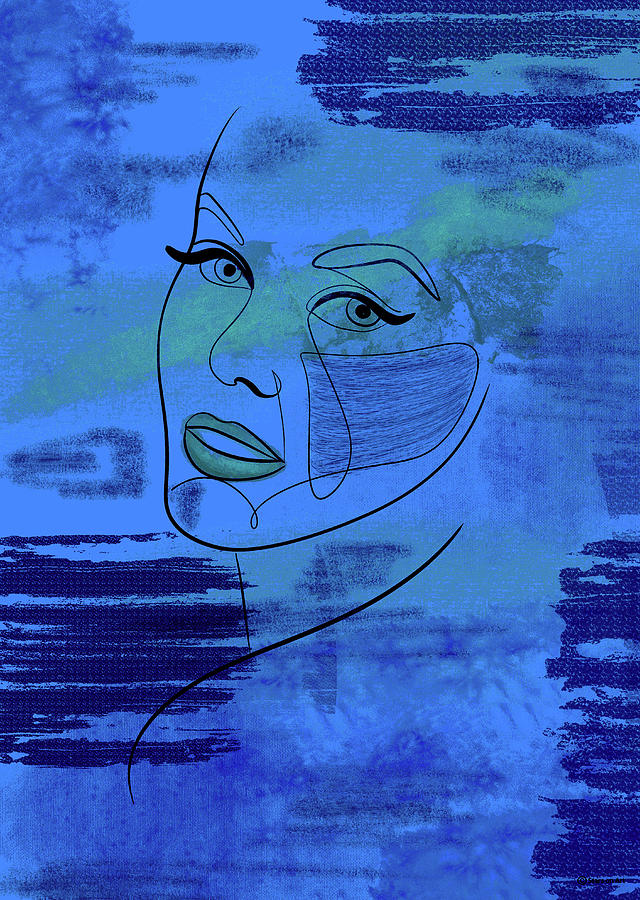 Ann-Margret minimalist portrait -c1 Drawing by Movie World Posters