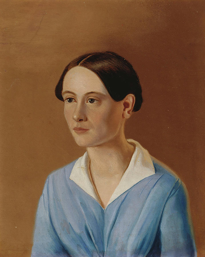 Portrait Of Woman Painting - Ann-Marie Fabritius by Ferdinand von Wright