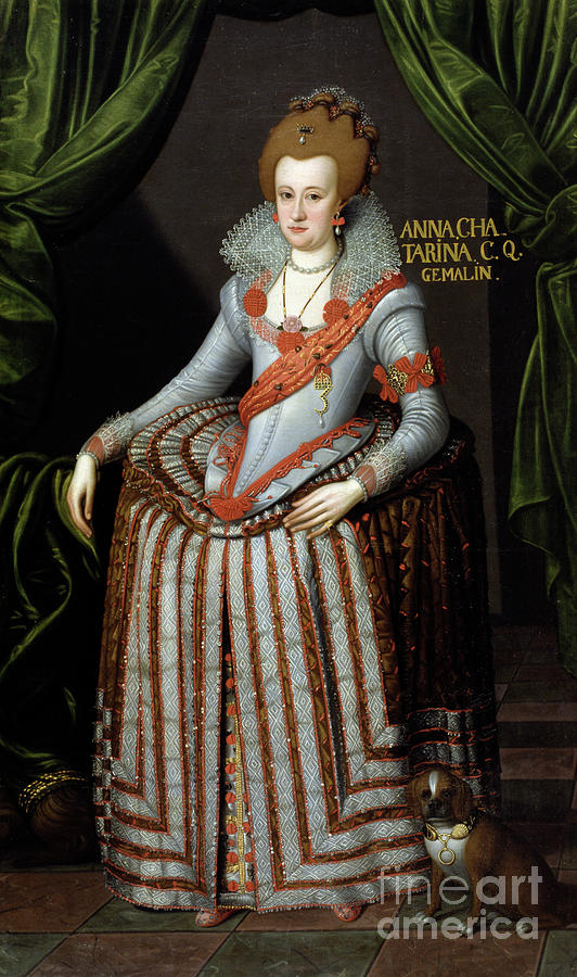 Anna Catherine Painting by Remmert Petersen and Pieter Fransz Isaacsz