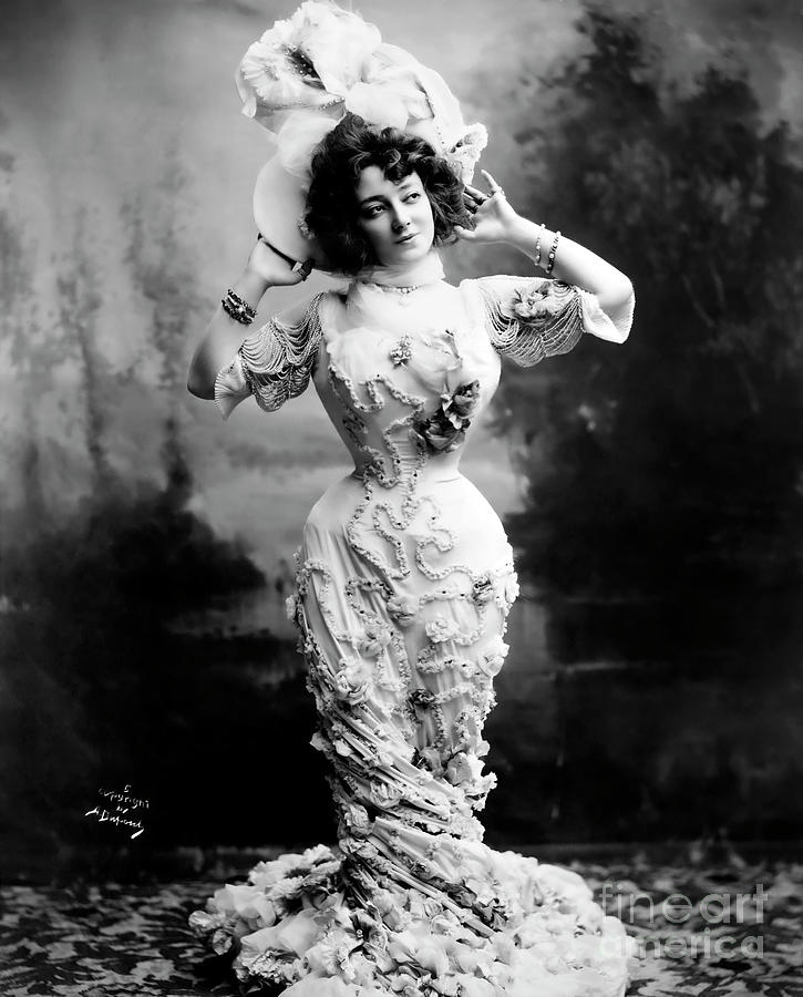 Anna Held - Broadway Superstar - 1900 Photograph by Sad Hill - Bizarre Los Angeles Archive