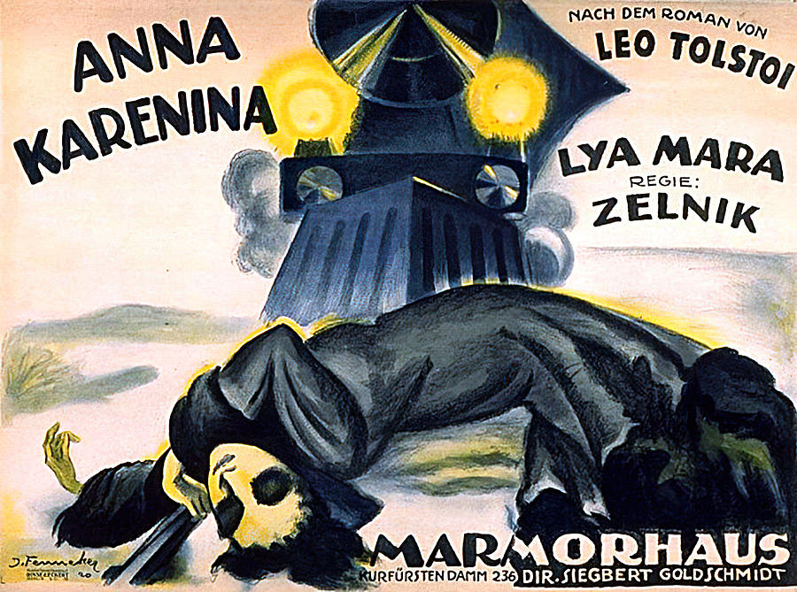 Vintage Mixed Media - Anna Karenina, 1919 - art by Josef Fenneker by Movie World Posters