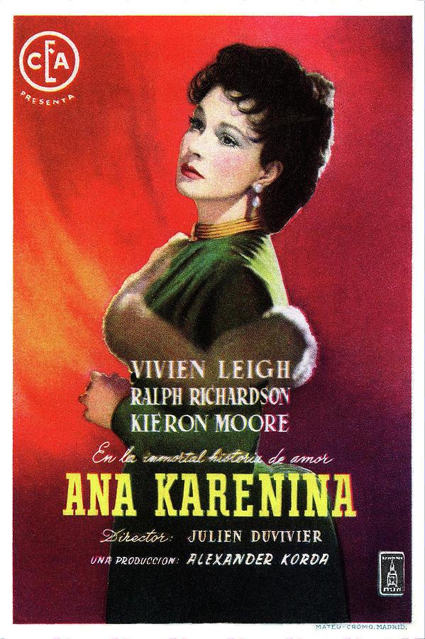Anna Karenina, 1948 Mixed Media by Movie World Posters