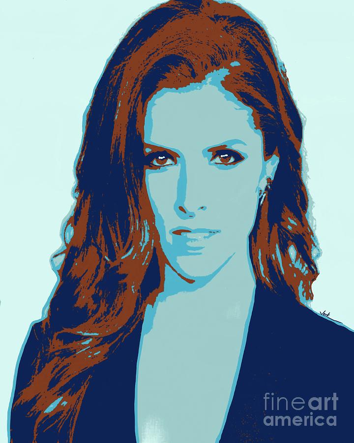 Anna Kendrick 2020 Painting by Jack Bunds