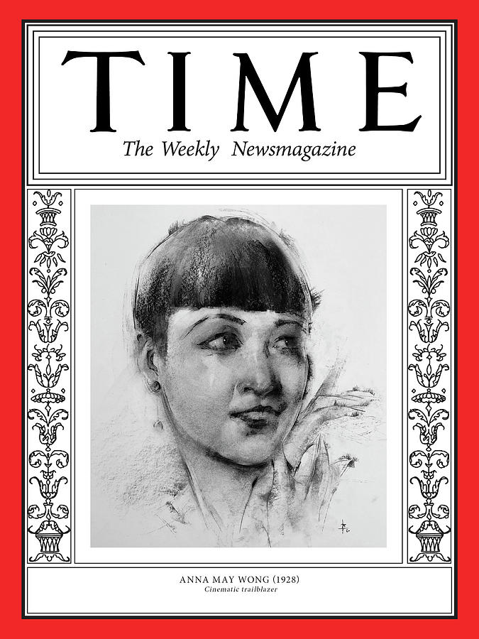 Time Photograph - Anna May Wong, 1928 by Illustration by George Dawnay for TIME