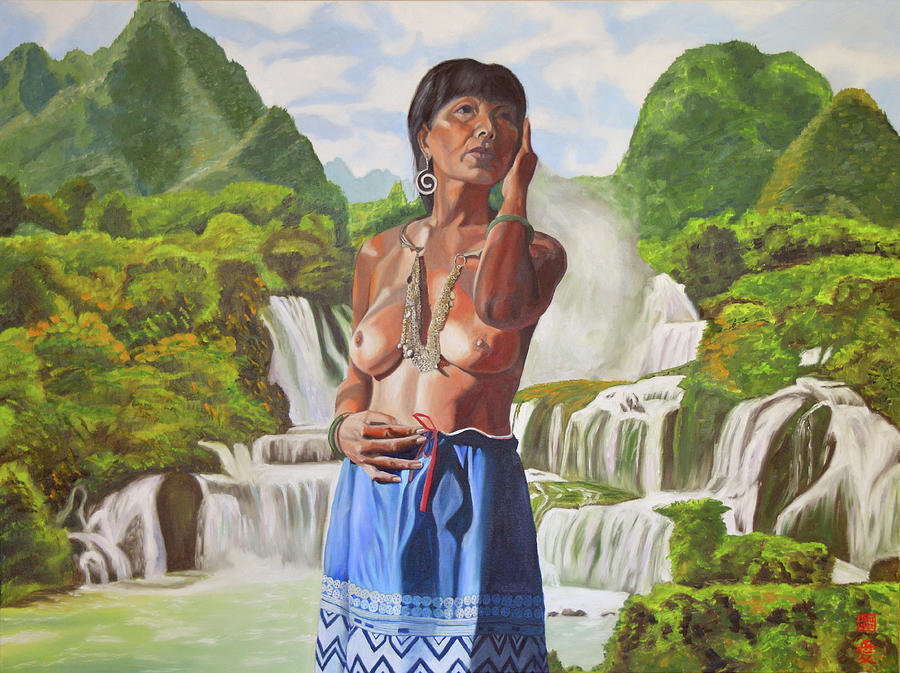 Anna May Wong Painting by Thu Nguyen