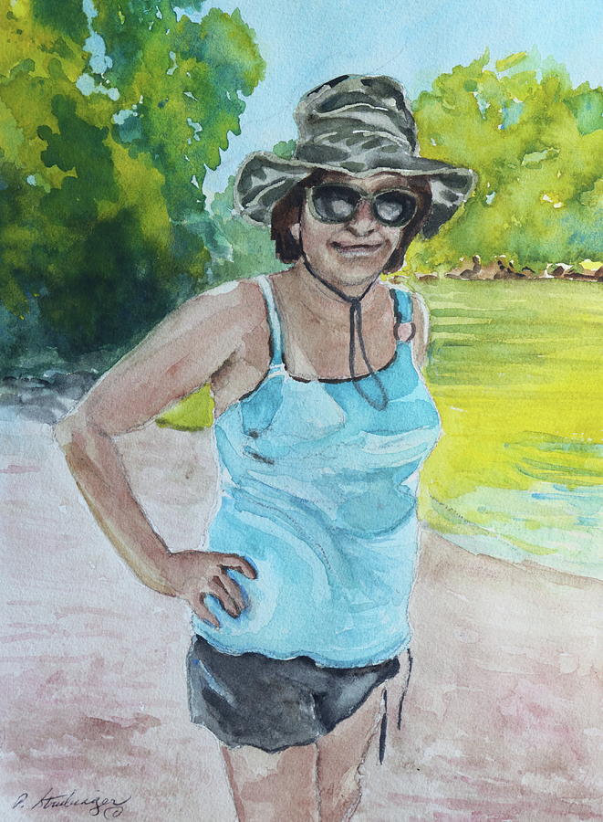 Anna The Fisher Woman Painting by Patty Strubinger