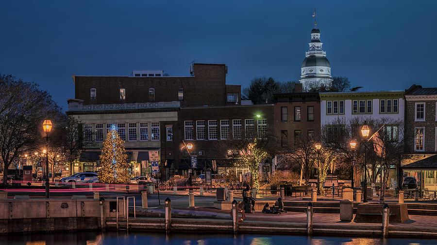 Annapolis Christmas 2019 3 Photograph by Robert Fawcett