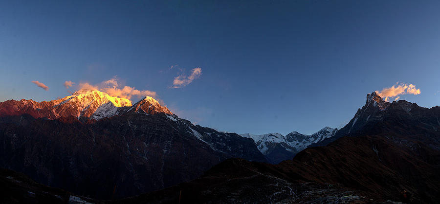 Annapurna and Machhapuchhre Himal Photograph by Sudeep Suwal - Fine Art ...