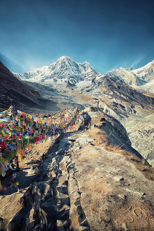 Nature Photograph - Annapurna Base Camp by Manjik Pictures