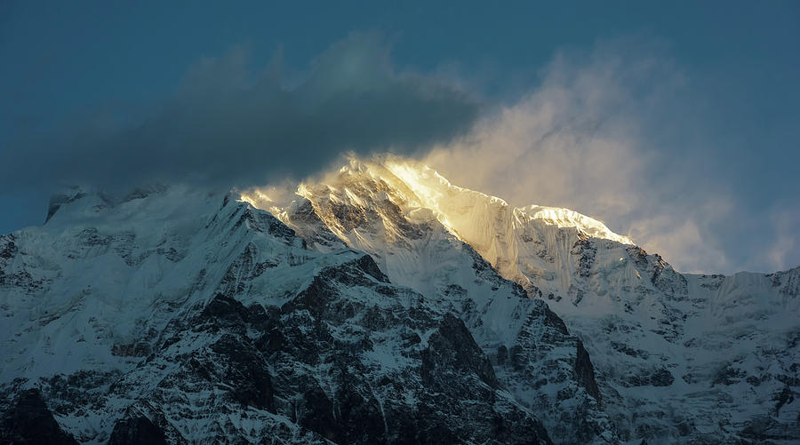 Annapurna Photograph - Annapurna Light by Balaji Srinivasan Annapurna Photograph - Annapurna Light by Balaji Srinivasan