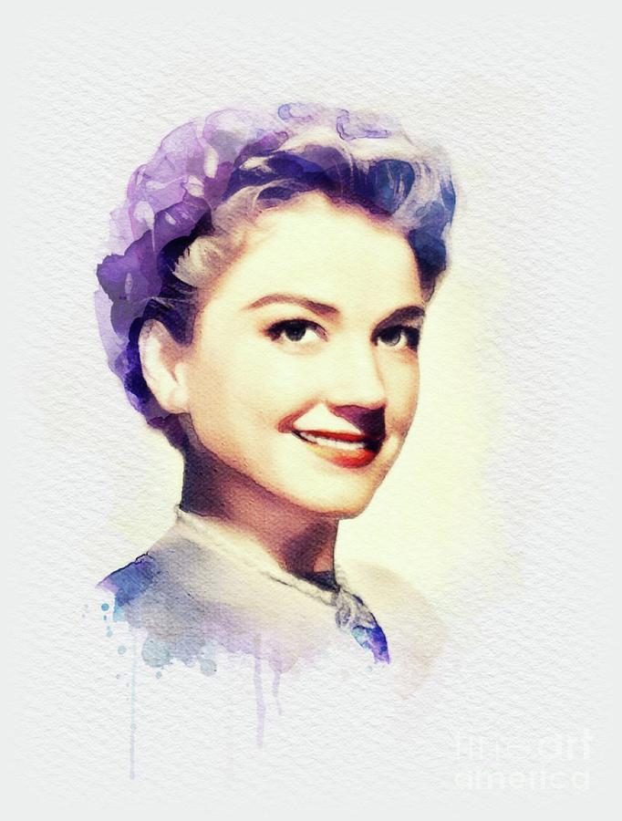 Anne Baxter, Movie Legend Painting by John Springfield | Fine Art America