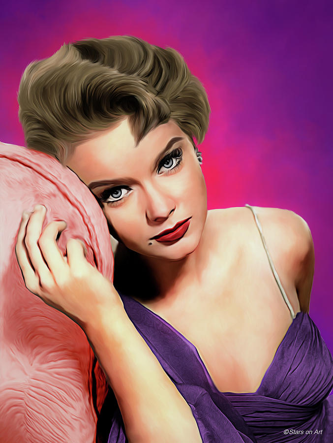 Hollywood Digital Art - Anne Francis illustration by Movie World Posters