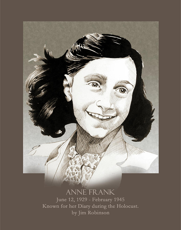 Anne Frank Drawing by James Robinson Fine Art America