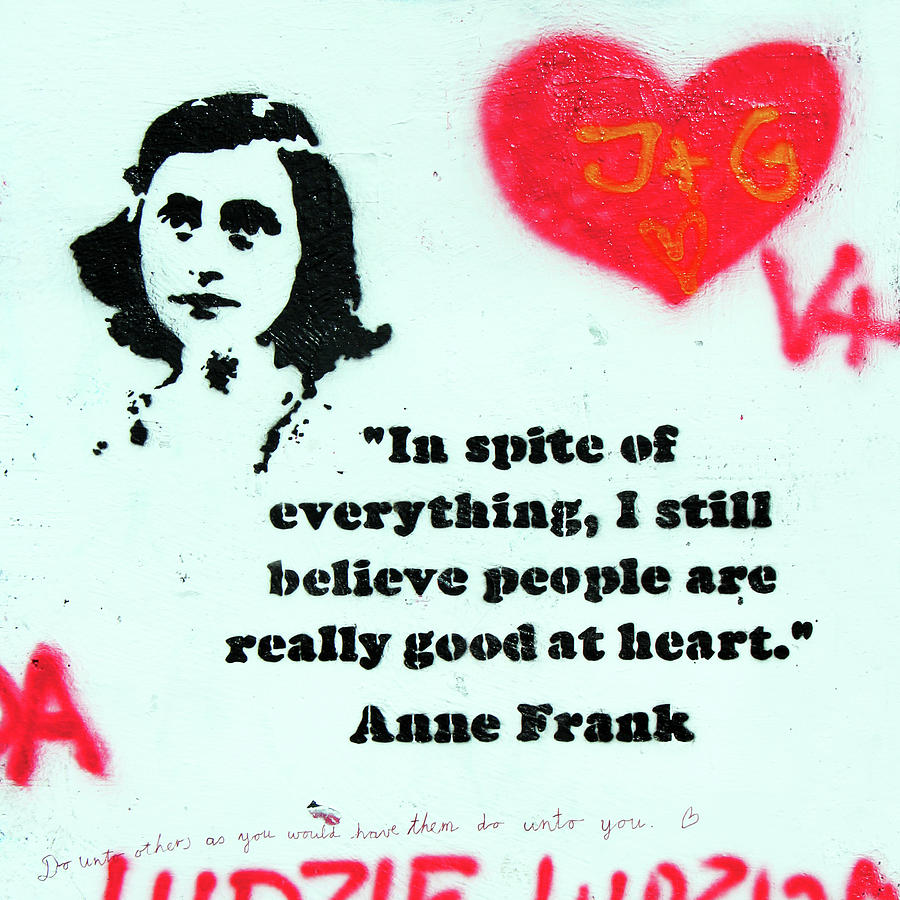 Anne Frank Photograph by Munir Alawi