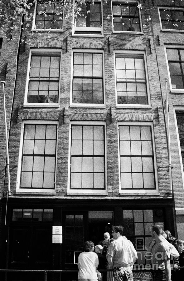 Anne Franks House, Amsterdam, Holland the Netherlands in the early ...