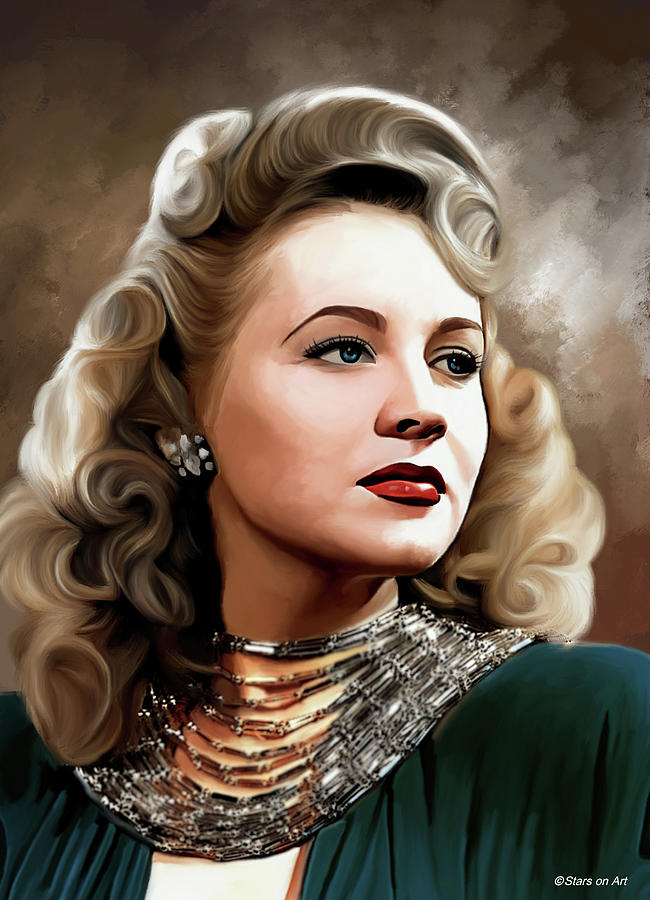 Anne Jeffreys illustration Painting by Movie World Posters