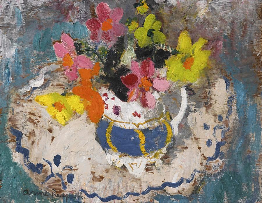 Anne Redpath, R.S.A., A.R.A. Jug With Flowers signed l.l. Anne Redpath ...