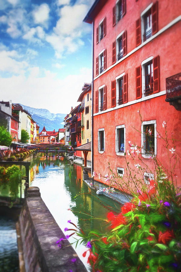 Annecy France European Canal Scenes  Photograph by Carol Japp