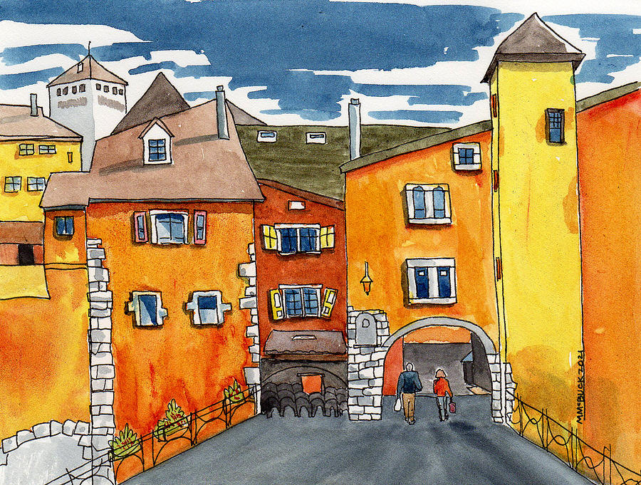 Annecy, France Mixed Media