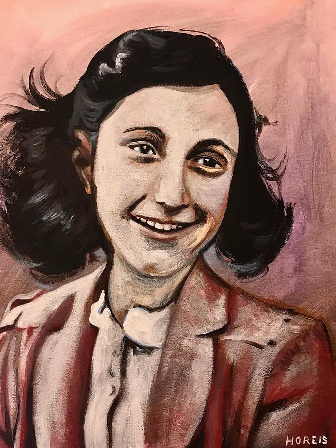 Annelies Marie Frank Painting by Karl Horeis