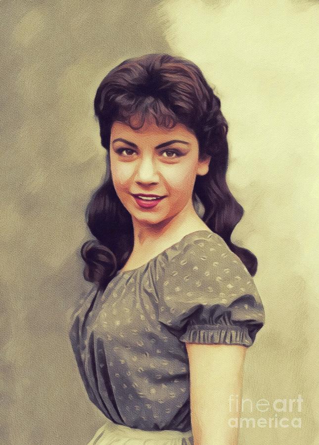 Annette Funicello, Actress and Singer Painting by Esoterica Art Agency