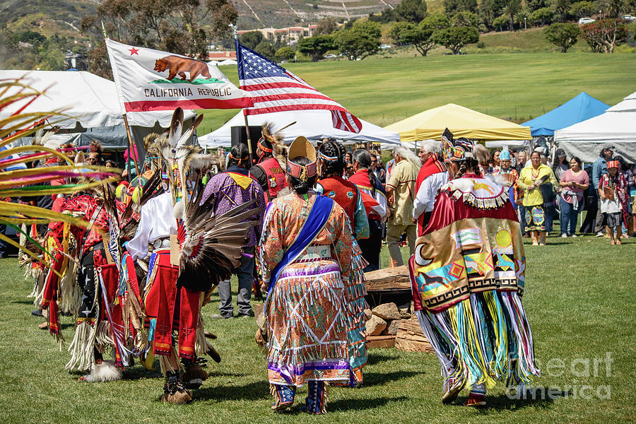 Feather Photograph - Annual Powwow and Intertribal Gathering Malibu Chumash Day by Hanna Tor