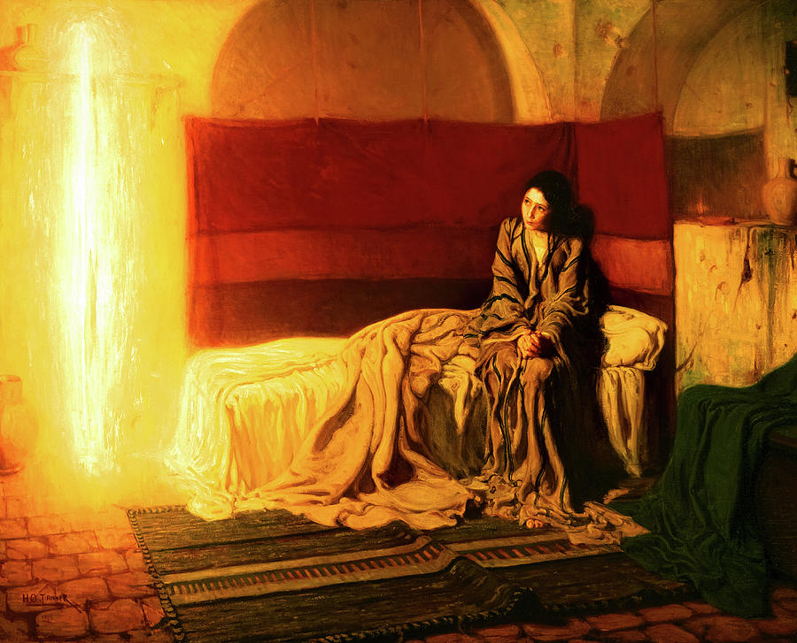 Henry Ossawa Tanner Painting - Annunciation by Henry Ossawa Tanner