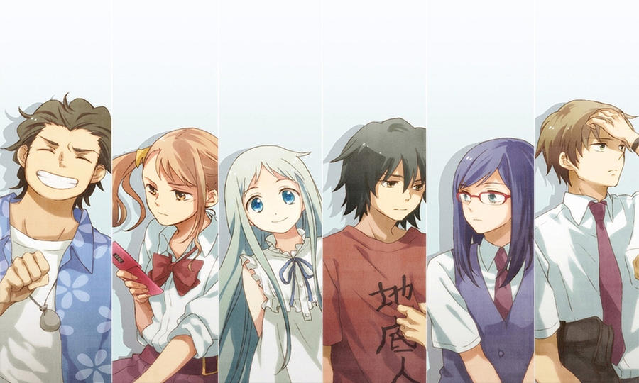 AnoHana The Flower We Saw That Day - Characters - 10 Years After Ano Hi