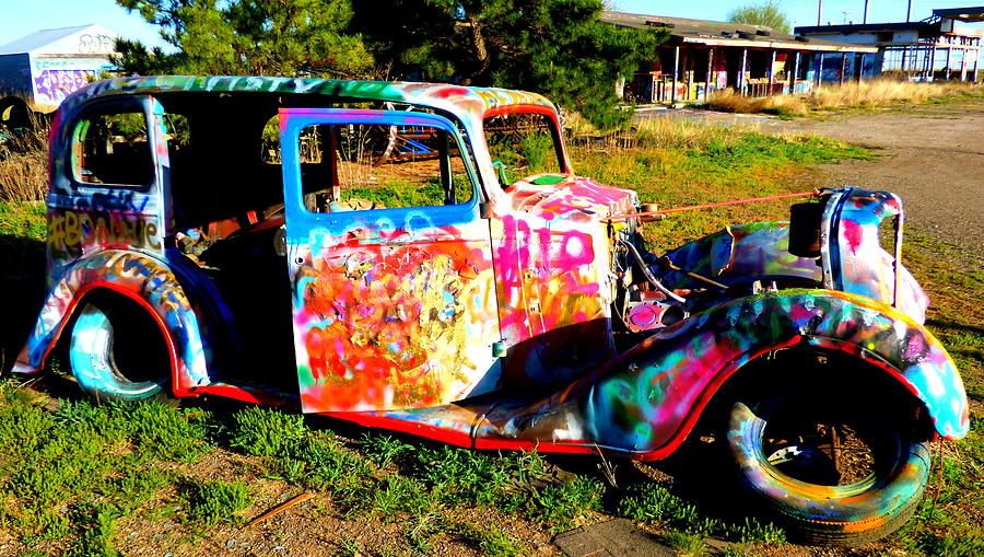 Another Car at the Ranch Photograph by Teresa Stallings