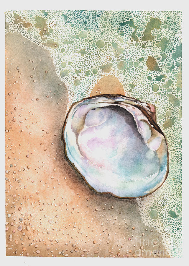 Another Clam Painting by Hilda Wagner