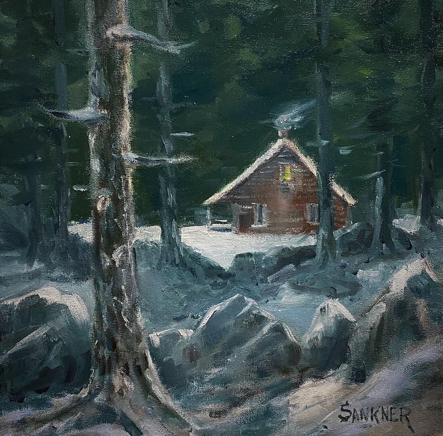 Another Cold Night Painting by Robert Sankner