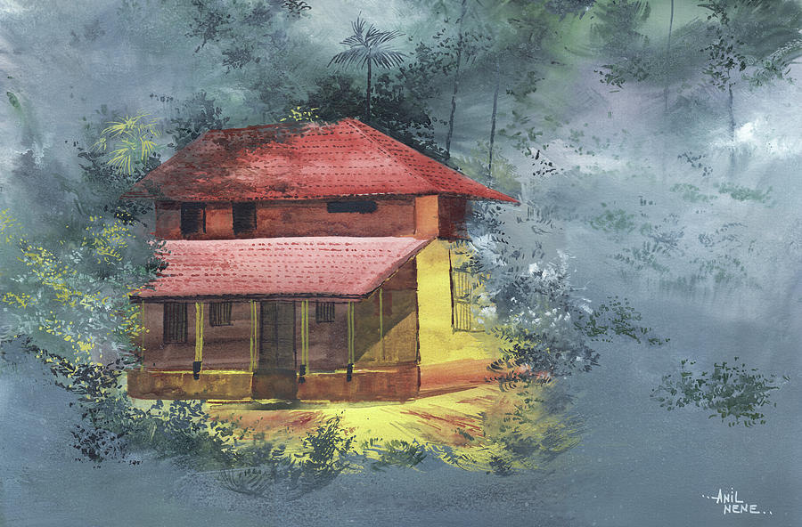 Another Dream House Painting by Anil Nene