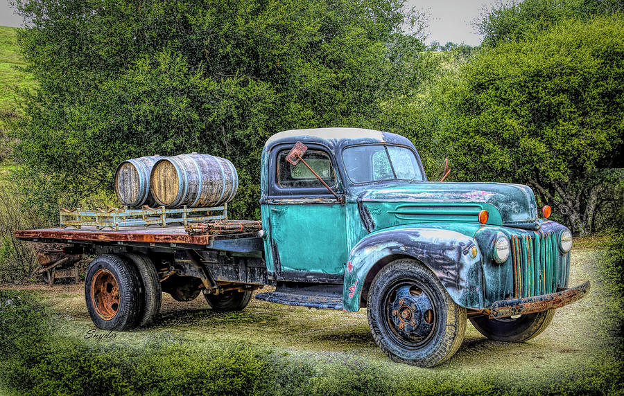 Another Funky Wine Truck Photograph by Floyd Snyder